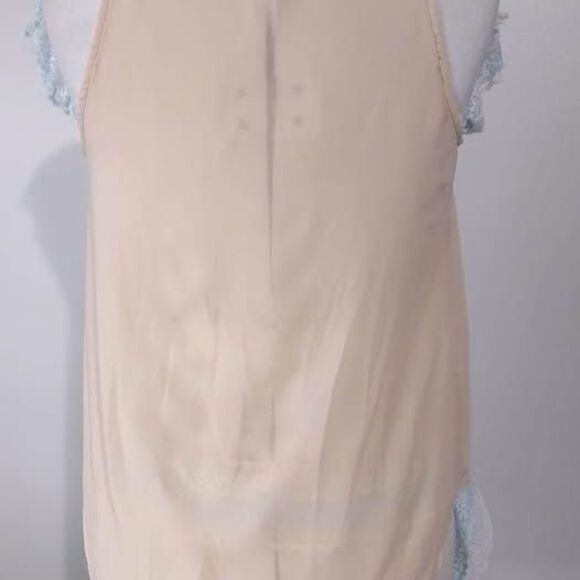 Blouse Small DNA Couture Tan Sleeveless C5352 - Picture 2 of 6